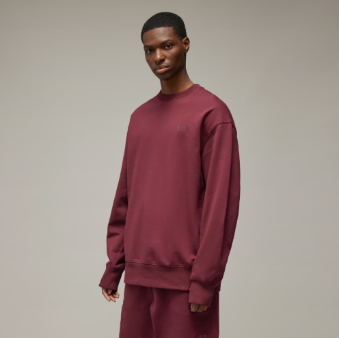 【 Y-3 FT CREW SWEAT 圓領衫 - 酒紅 】