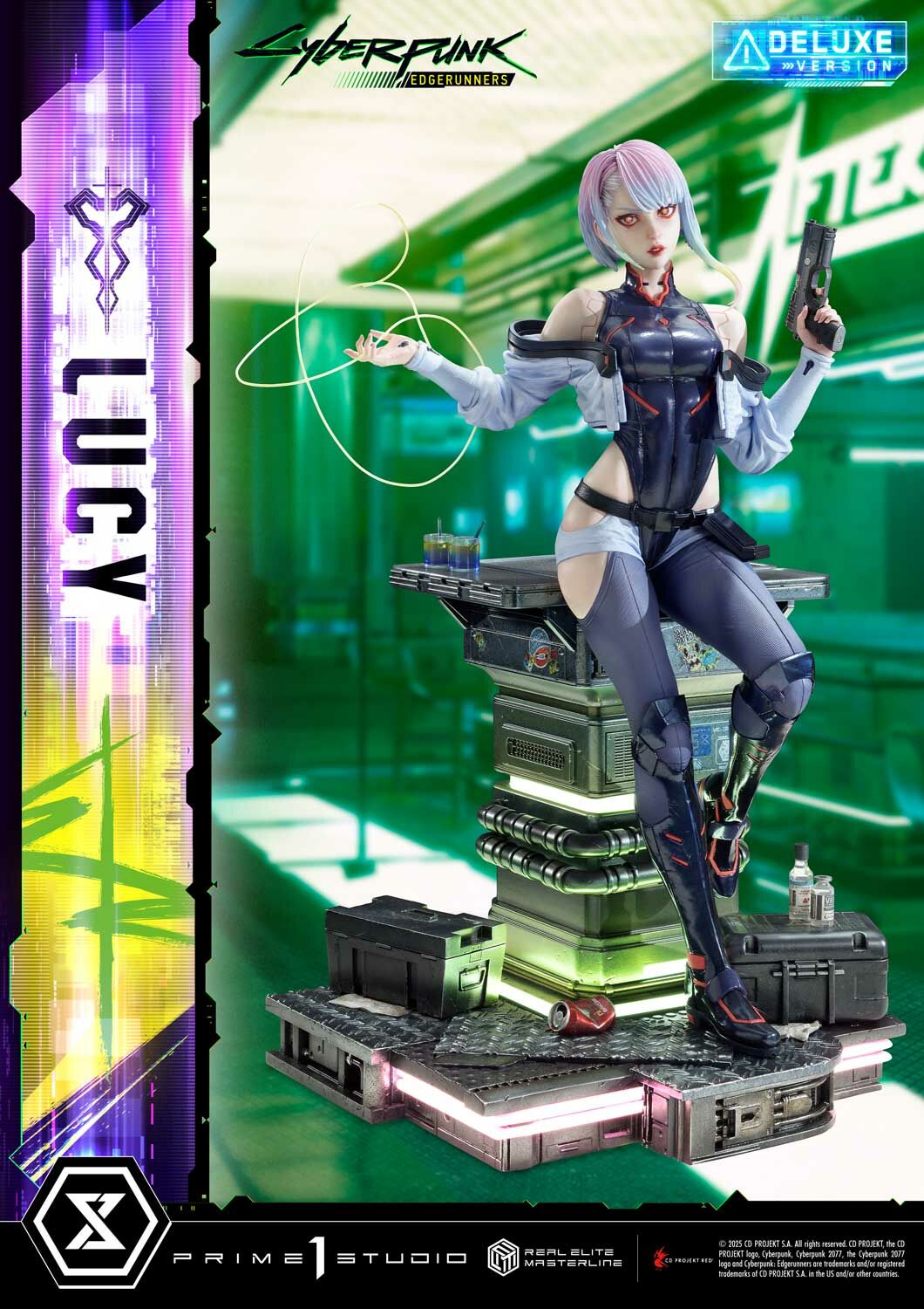 「ACG.GO」「預購」Prime 1 Studio Real Elite Masterline 電馭叛客: 邊緣行者 Cyberpunk: Edgerunners 露西 1/4 Scale Figure DX版