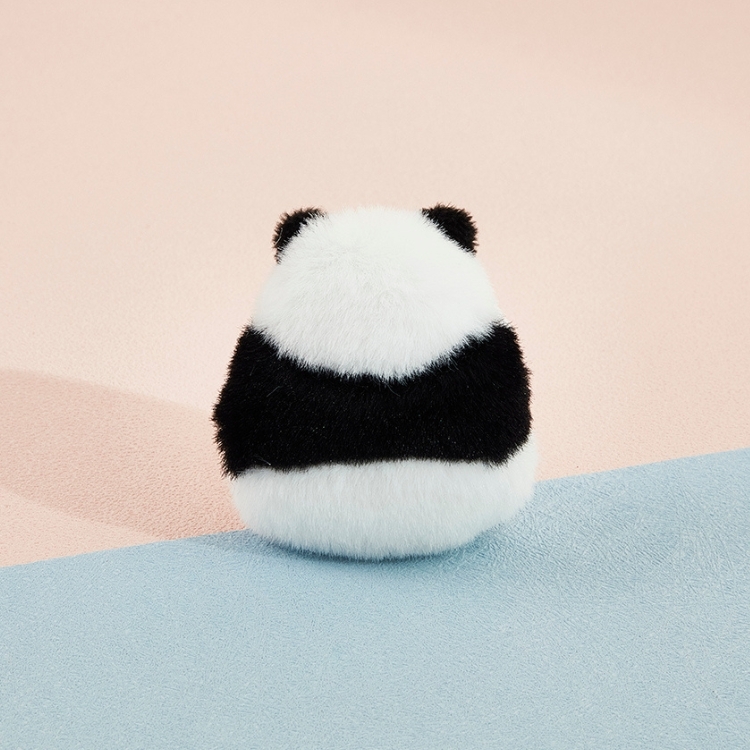 Giant Panda Plush Pin - Back