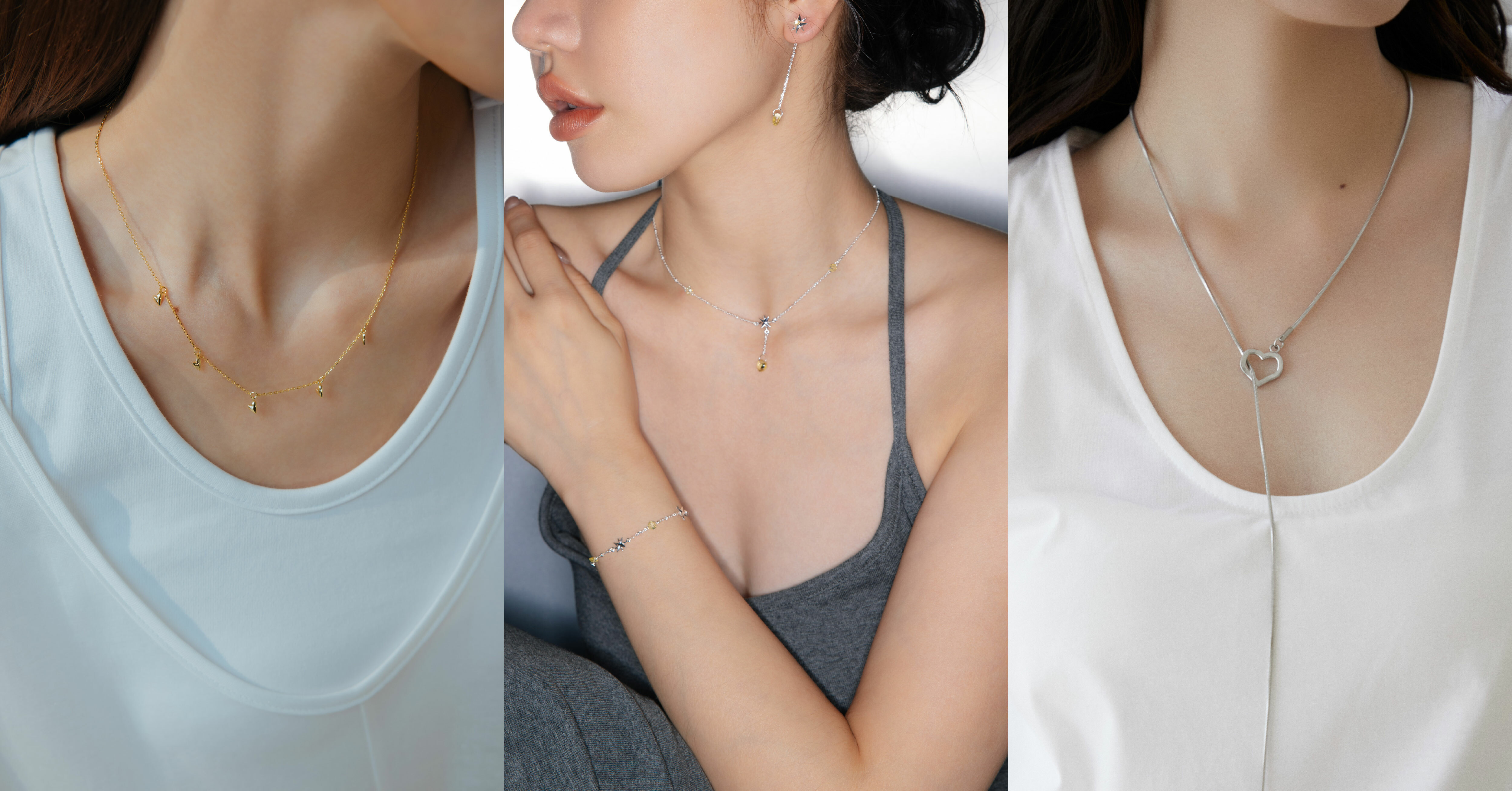 不同領口對應項鍊搭配公式一次學會