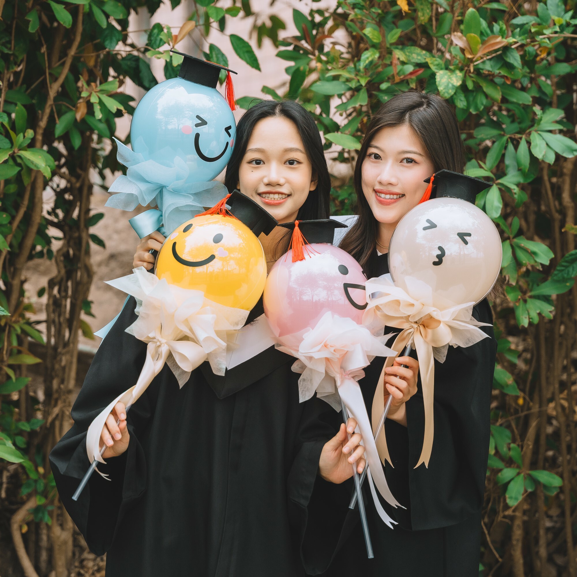 畢業單品丨10吋手持彩色畢業笑臉-7色