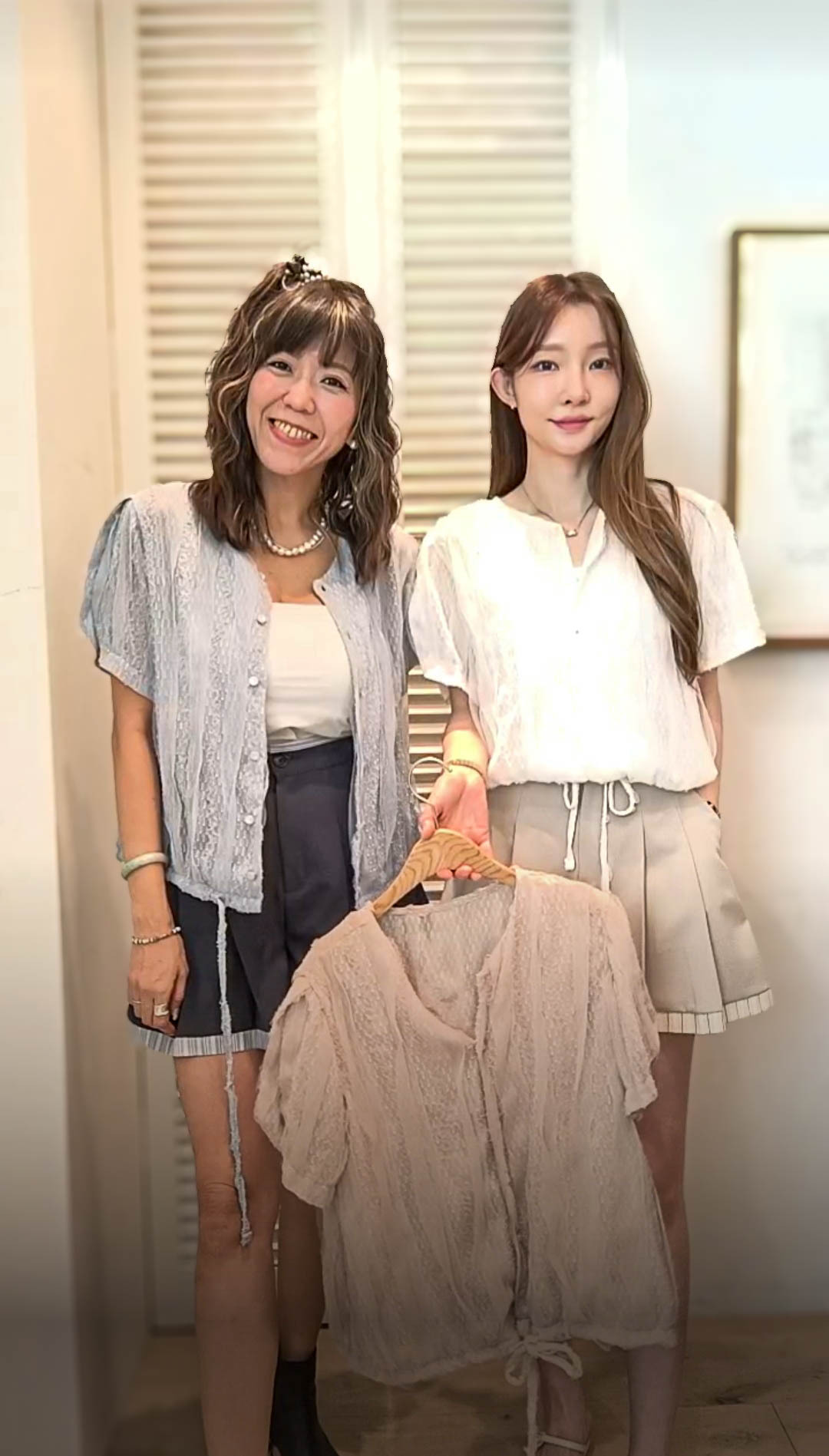 PM_K1805  ▶️下綁帶 半透明 上衣外套 👉B:53cm L:57cm👈