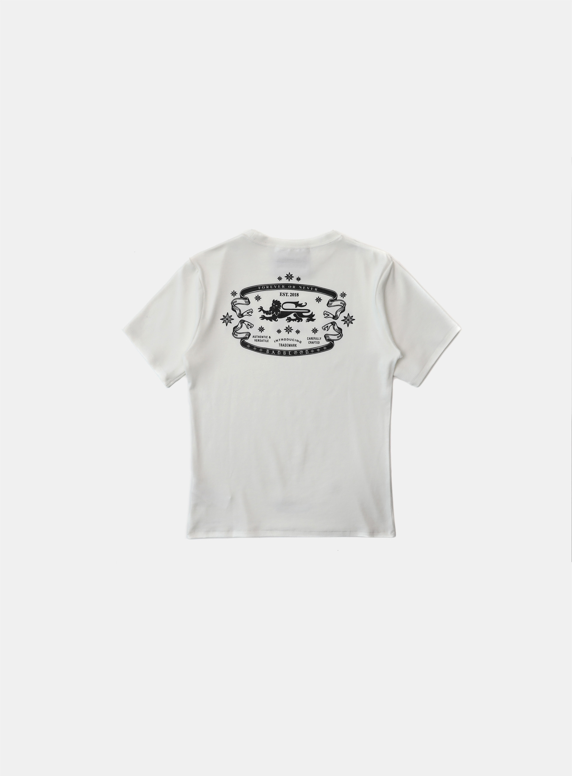 Bad Blood - Mystic Logo Jersey Short Sleeve Slim Fit (White)