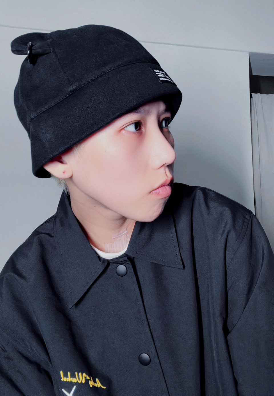 很Q|立體熊耳扣環設計冷帽|瓜皮帽|水手帽【HTMH004】