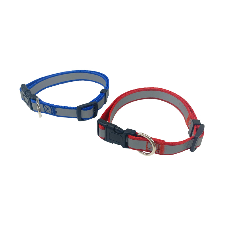 犬用項圈/中型犬用 反光型 簡約