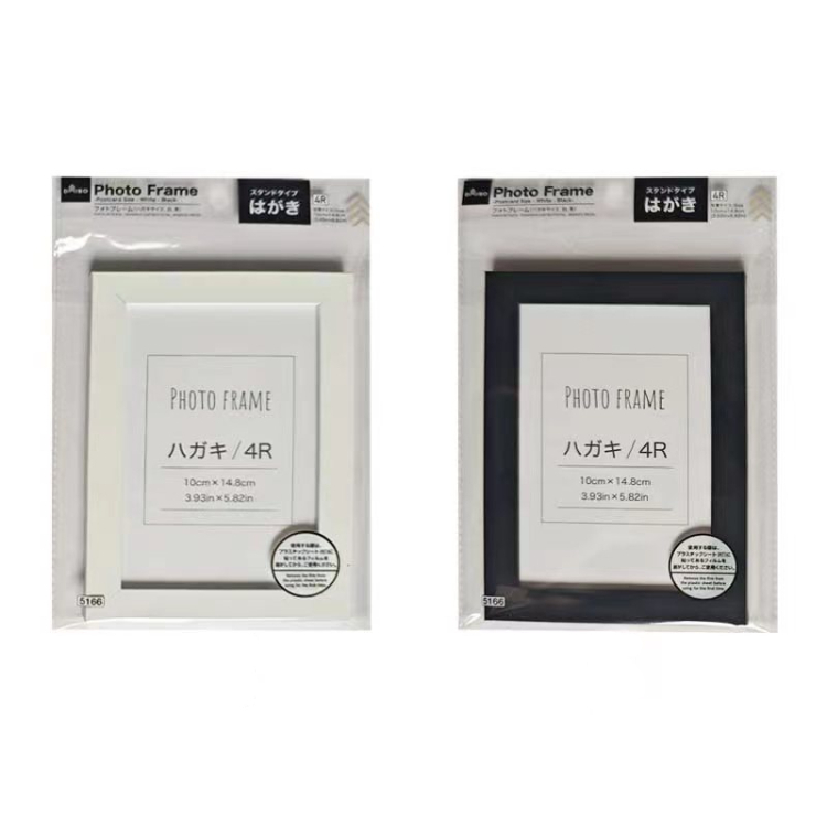 立式相框/白、黒 12.2×17×10.1cm