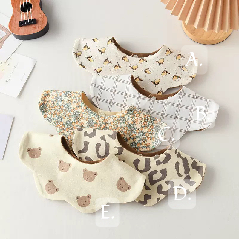 可愛小圖雙面口水巾｜多款