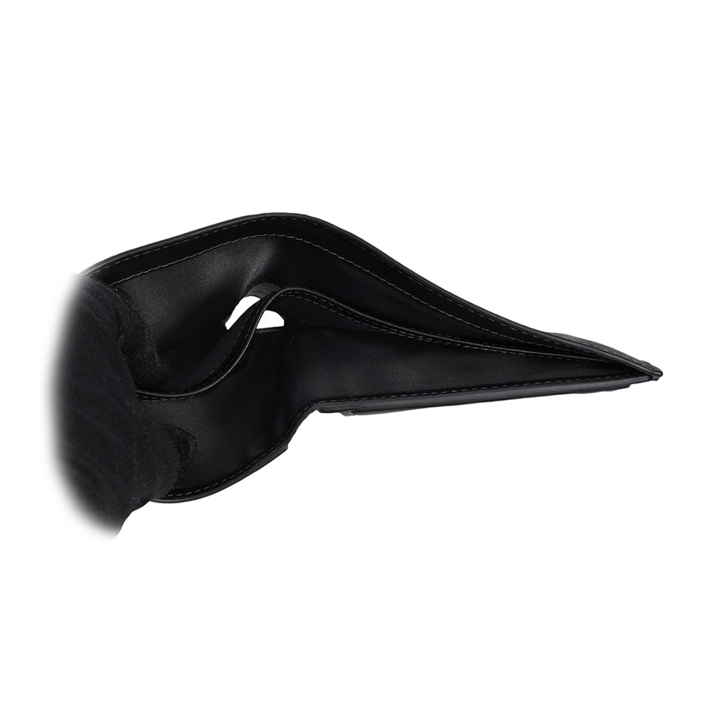 【BURBERRY】經典格紋帆布對開零錢袋短夾(炭灰色) 8100529 A1208