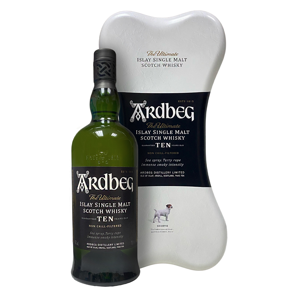 Ardbeg 10 Years Old - Ardbone Pack 2019 Limited Edition 46%