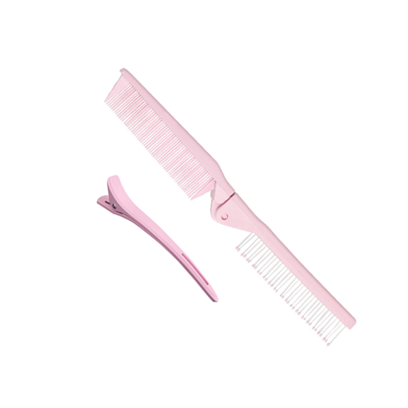 攜帶兩用摺疊梳+夾