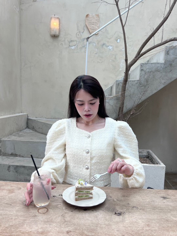 質感壓紋小香外套 | 奶油黃