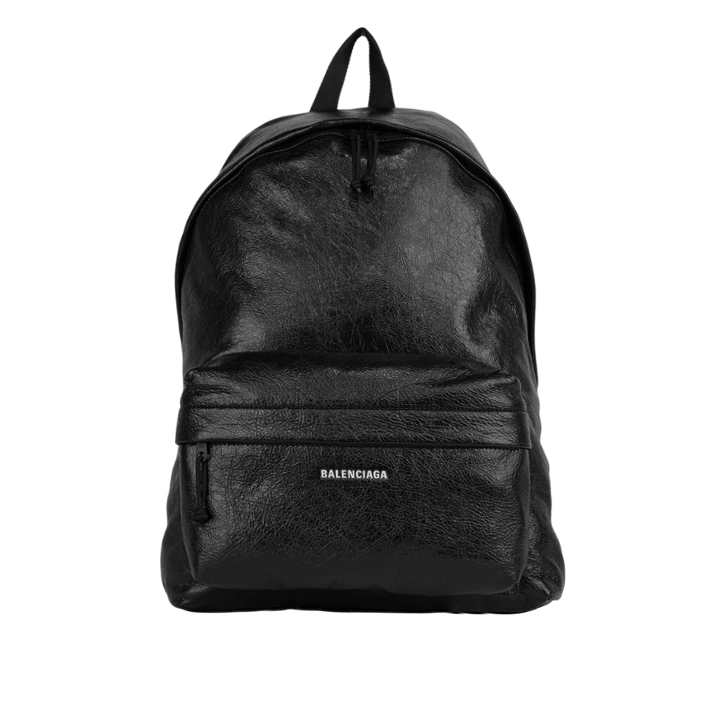 【BALENCIAGA】Explorer Logo 小羊皮後背包