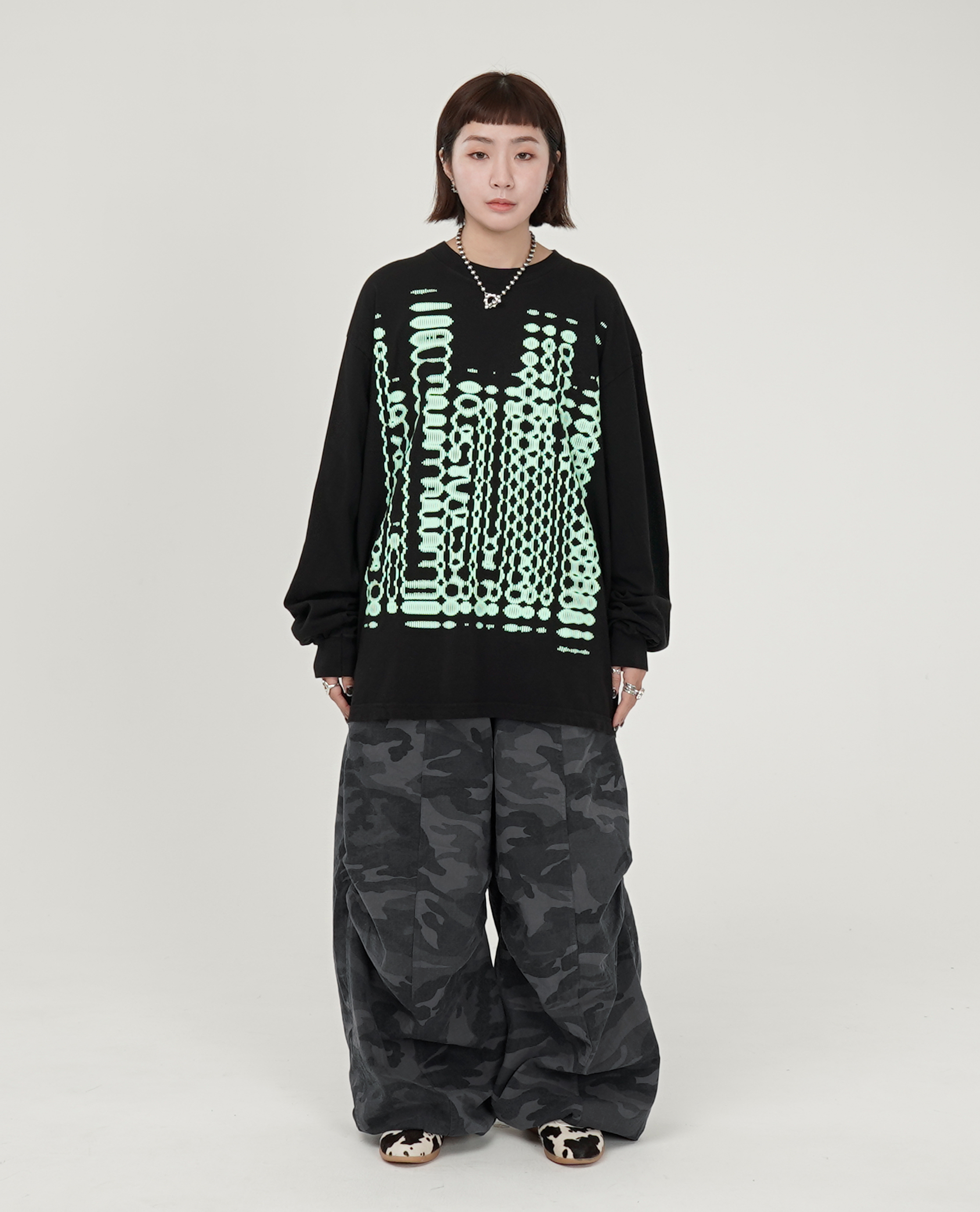 b.Eautiful Vapor Logo LS Shirt - 25SS