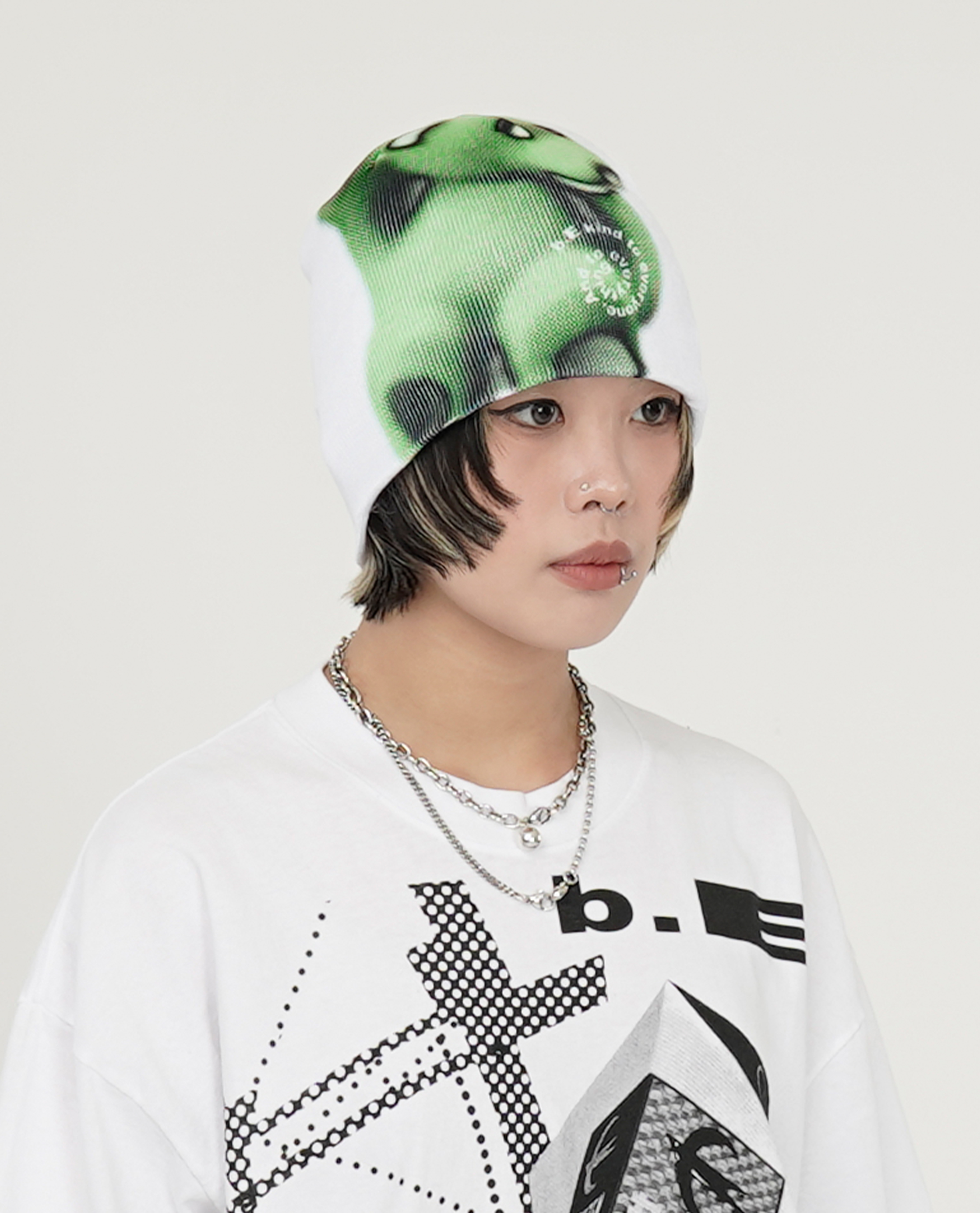 b.Eautiful x kiiro Data Beanie - 24SS