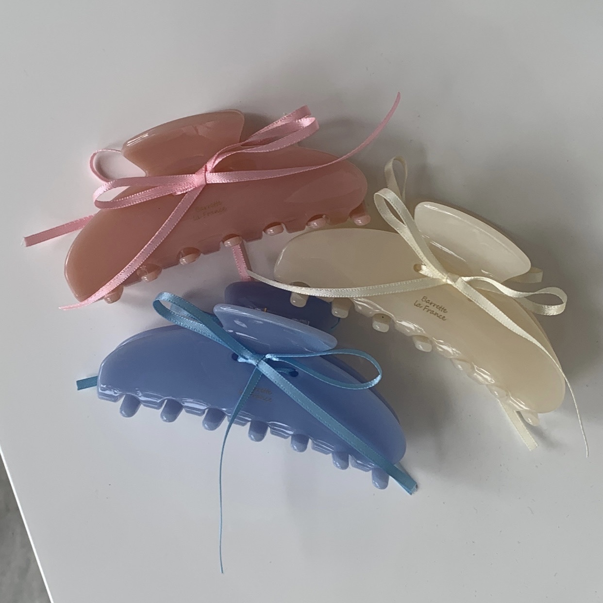 原彩帶法式小抓夾