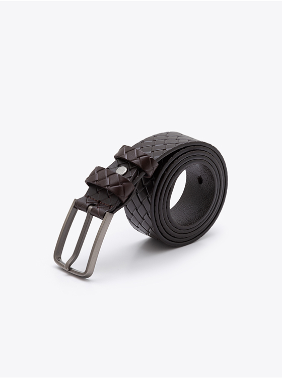 【2件658】菱形壓紋皮帶