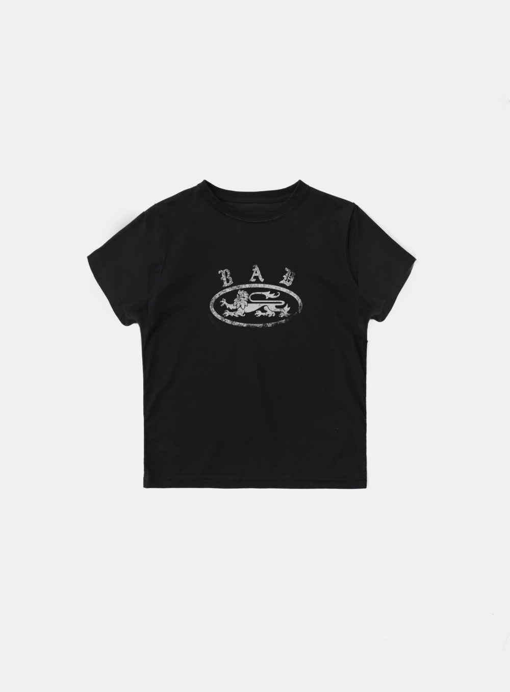 Bad Blood - crack print t-shirt (Black)