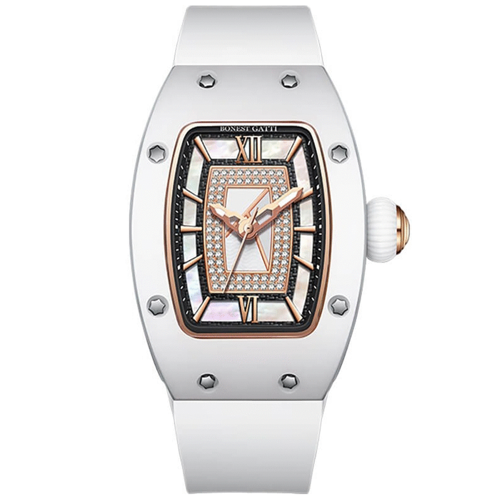 【Bonest Gatti 布加迪】BG9906 時尚 活潑 撞色 氣質 機械 女士 手錶 -*