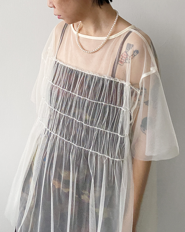 MFT-2700 網紗傘狀上衣