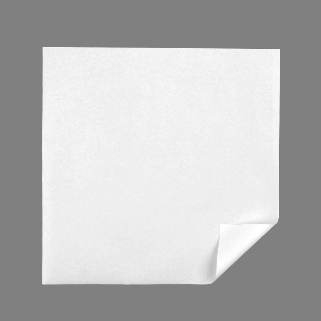 平張淋膜紙 白牛 25x25cm