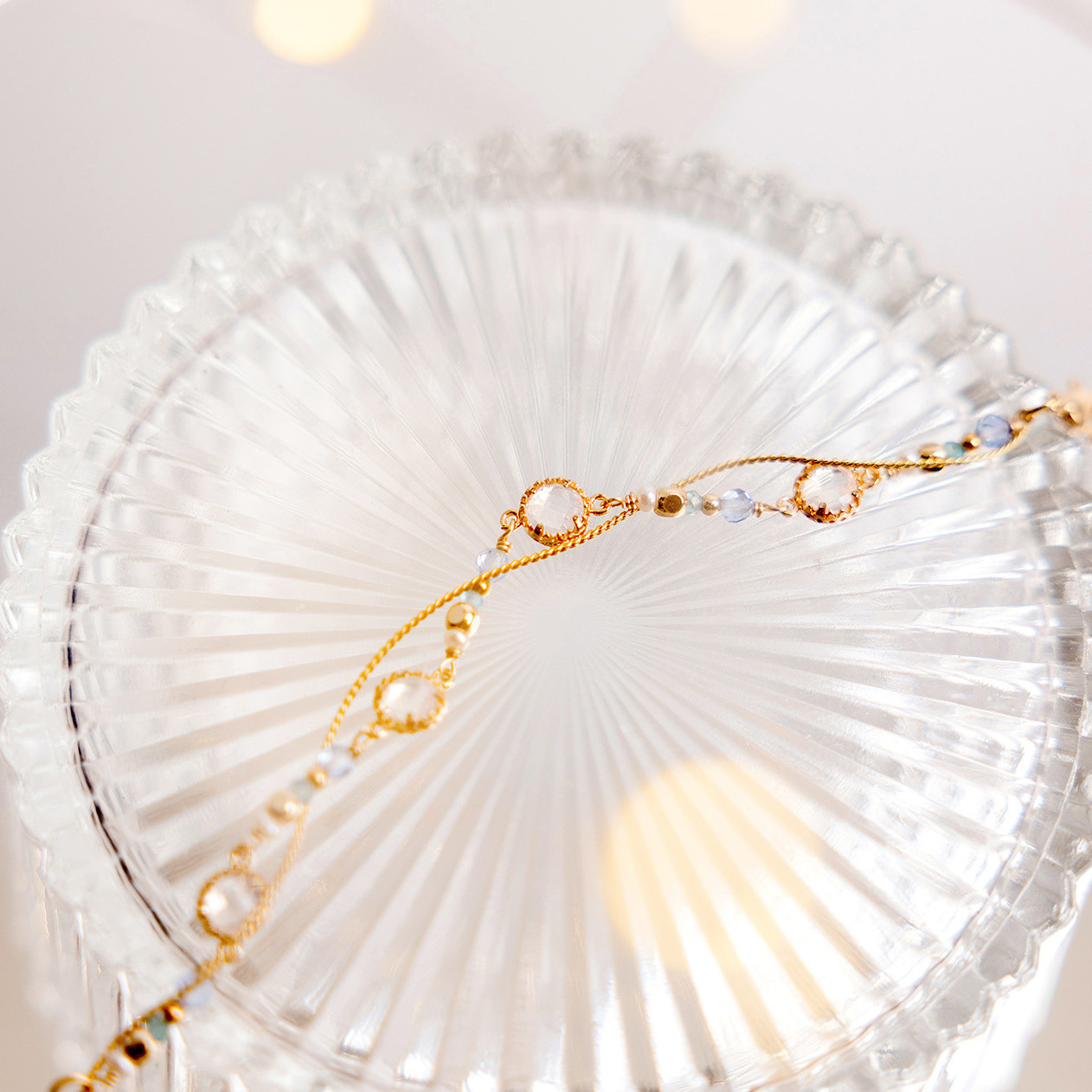 ｜貴人運｜星夜裡的人 • 極光 – 托帕石 – 手鍊