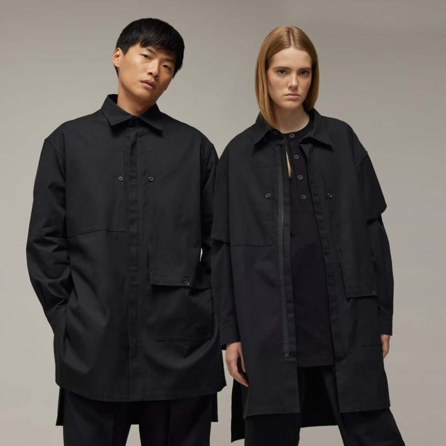 【 Y-3 WRKWR OVERSHIRT 工裝長袖襯衫 - 黑 】