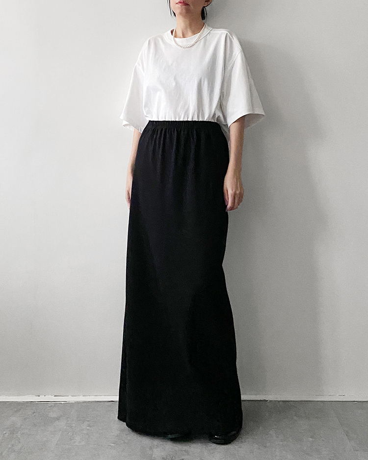 MKS-2692 質感棉質長裙