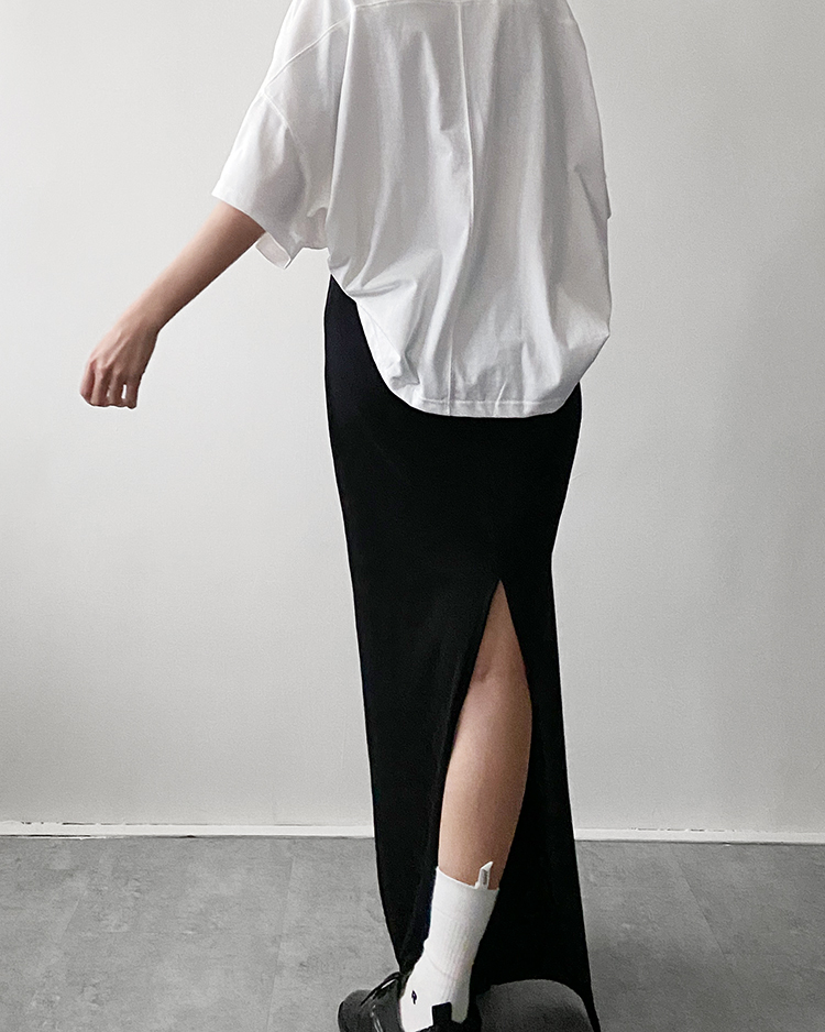 MKS-2692 質感棉質長裙