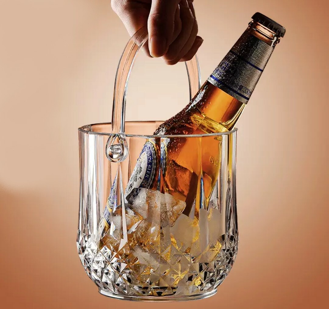 鑽石紋壓克力夏日冰桶