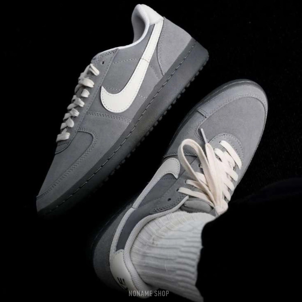 NIKE FIELD GENERAL 復古 德訓鞋 麂皮 灰白 (男款)