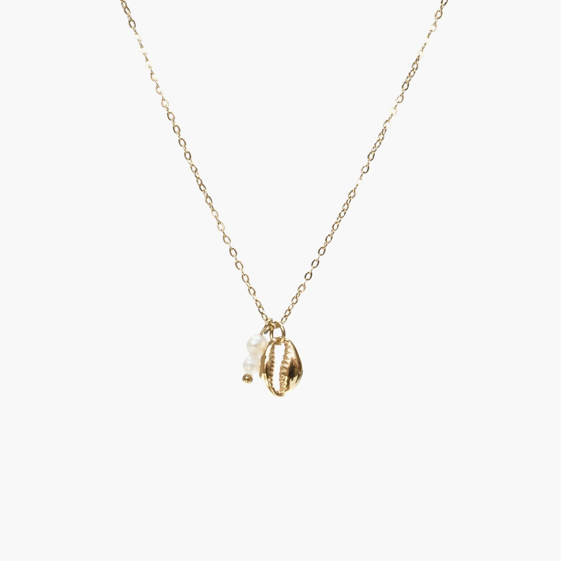 BOHM PARIS-貝殼淡水珍珠項鍊