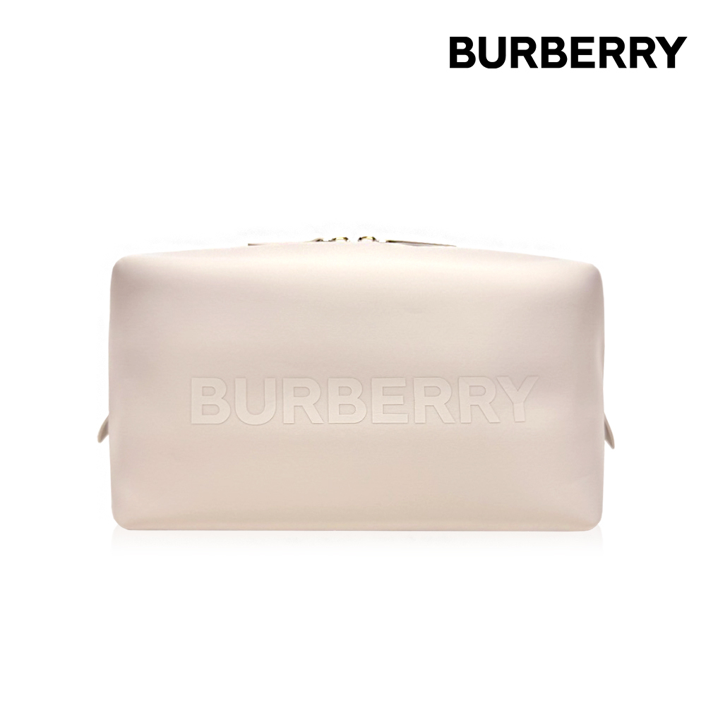 BURBERRY 巴寶莉 杏色太空棉化妝包