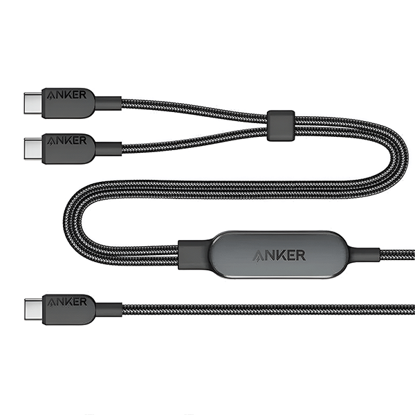 Anker 2-in-1 USB-C to USB-C Cable (4ft/1.2M) A8895H11