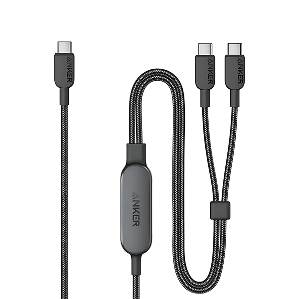 Anker 2-in-1 USB-C to USB-C Cable (4ft/1.2M) A8895H11