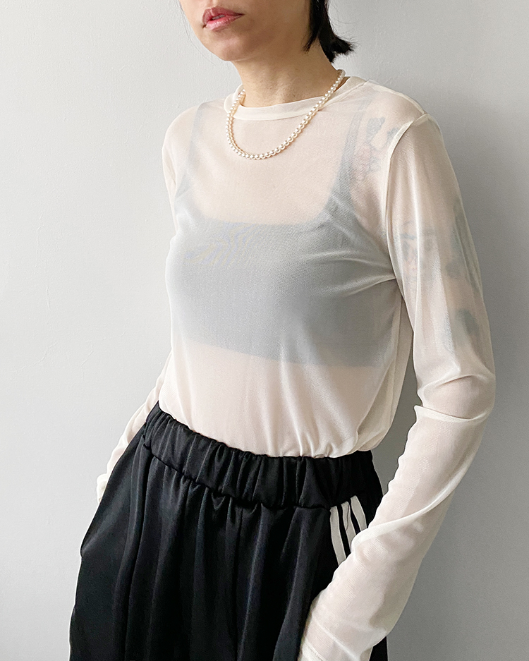 MFT-2685 網紗透視上衣