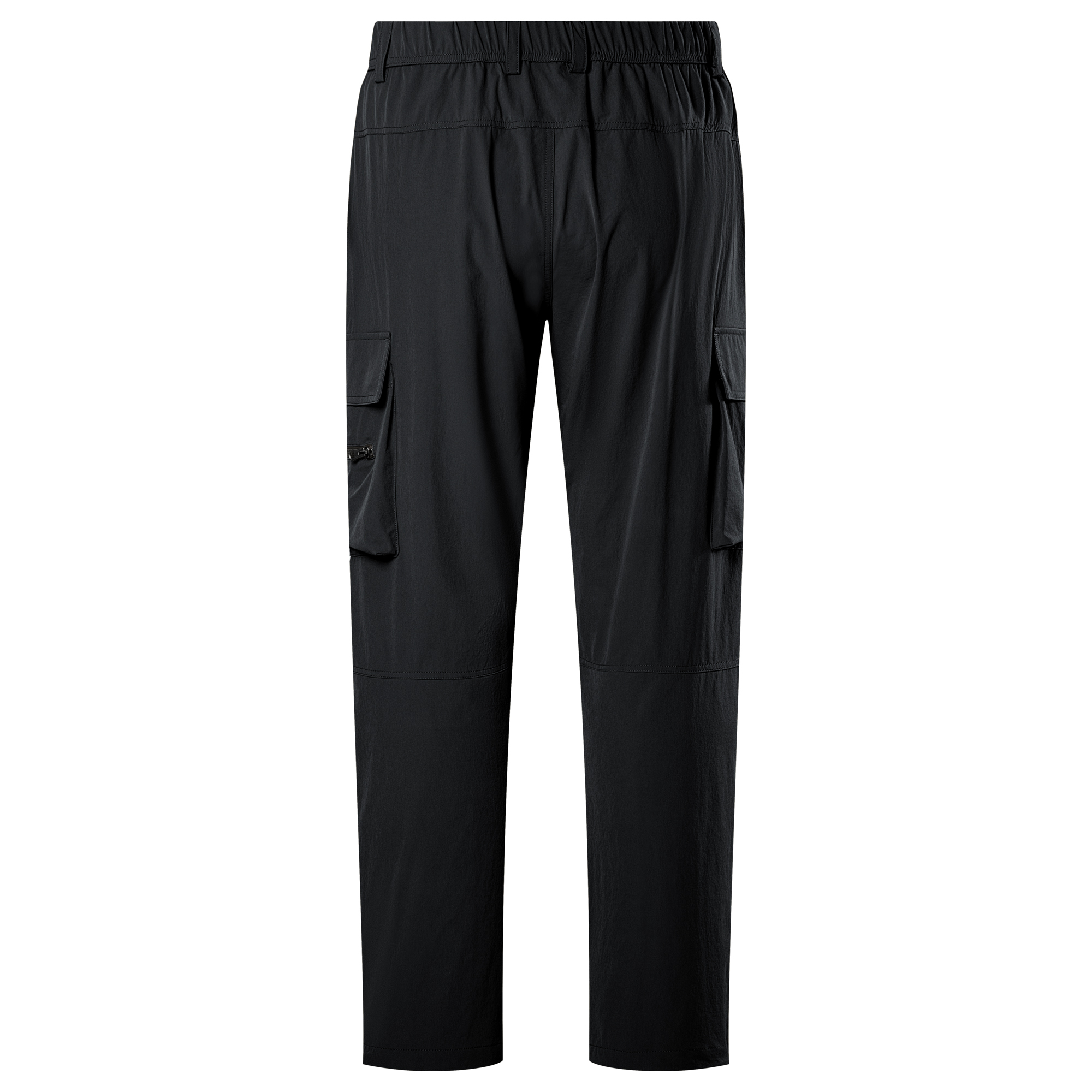 多口袋休閒工裝長褲 黑