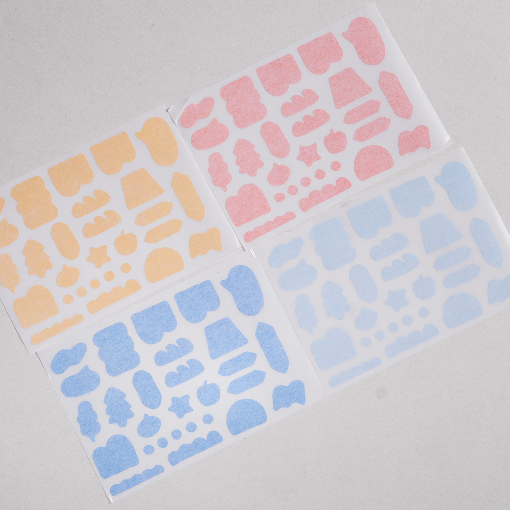 多形狀 模造貼紙包 03|一分之一工作室 台灣