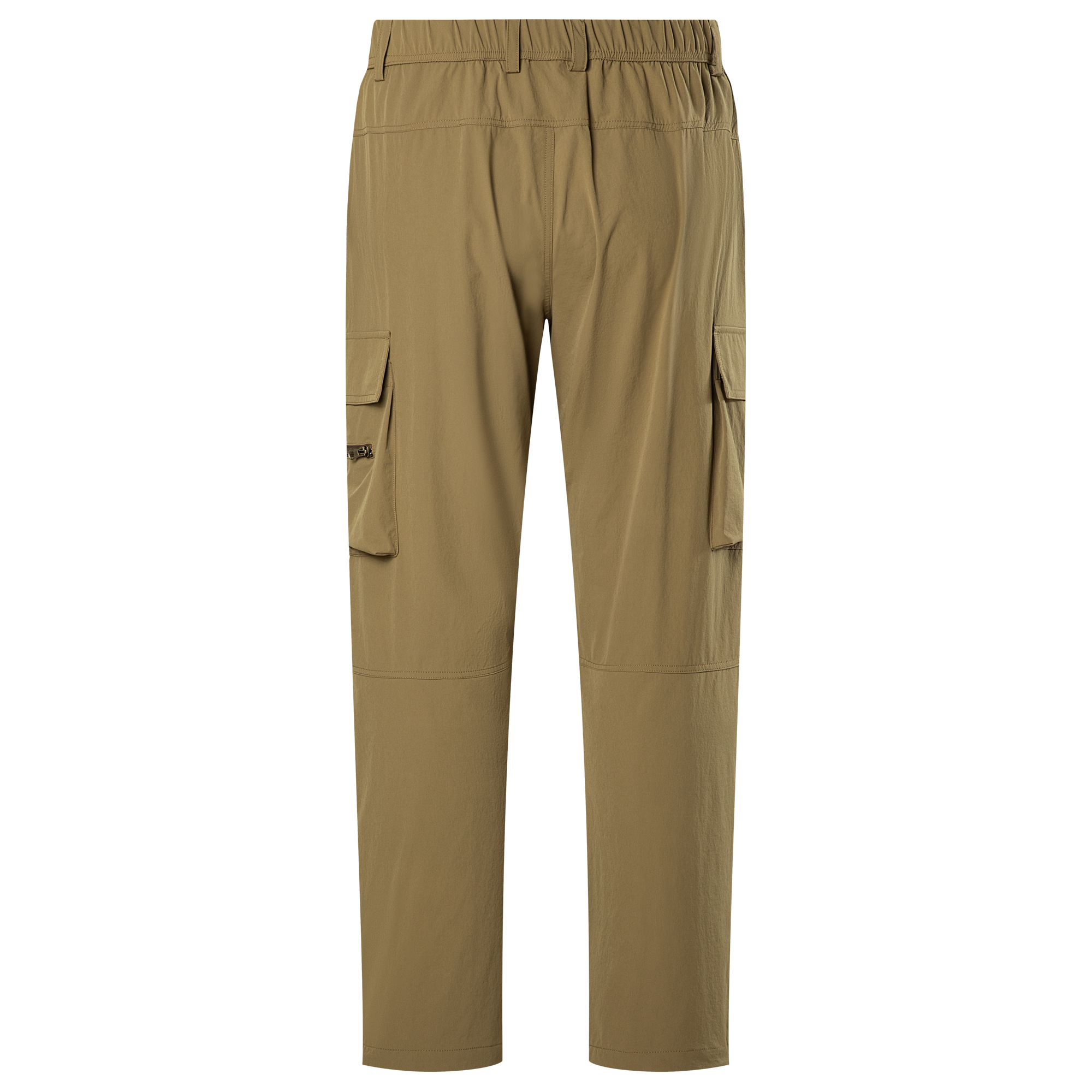 多口袋休閒工裝長褲 棕