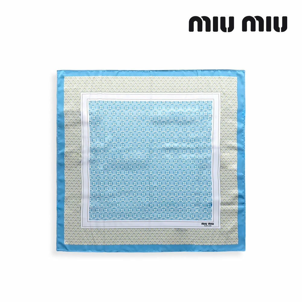 Miu Miu 復古圖騰絲巾禮盒
