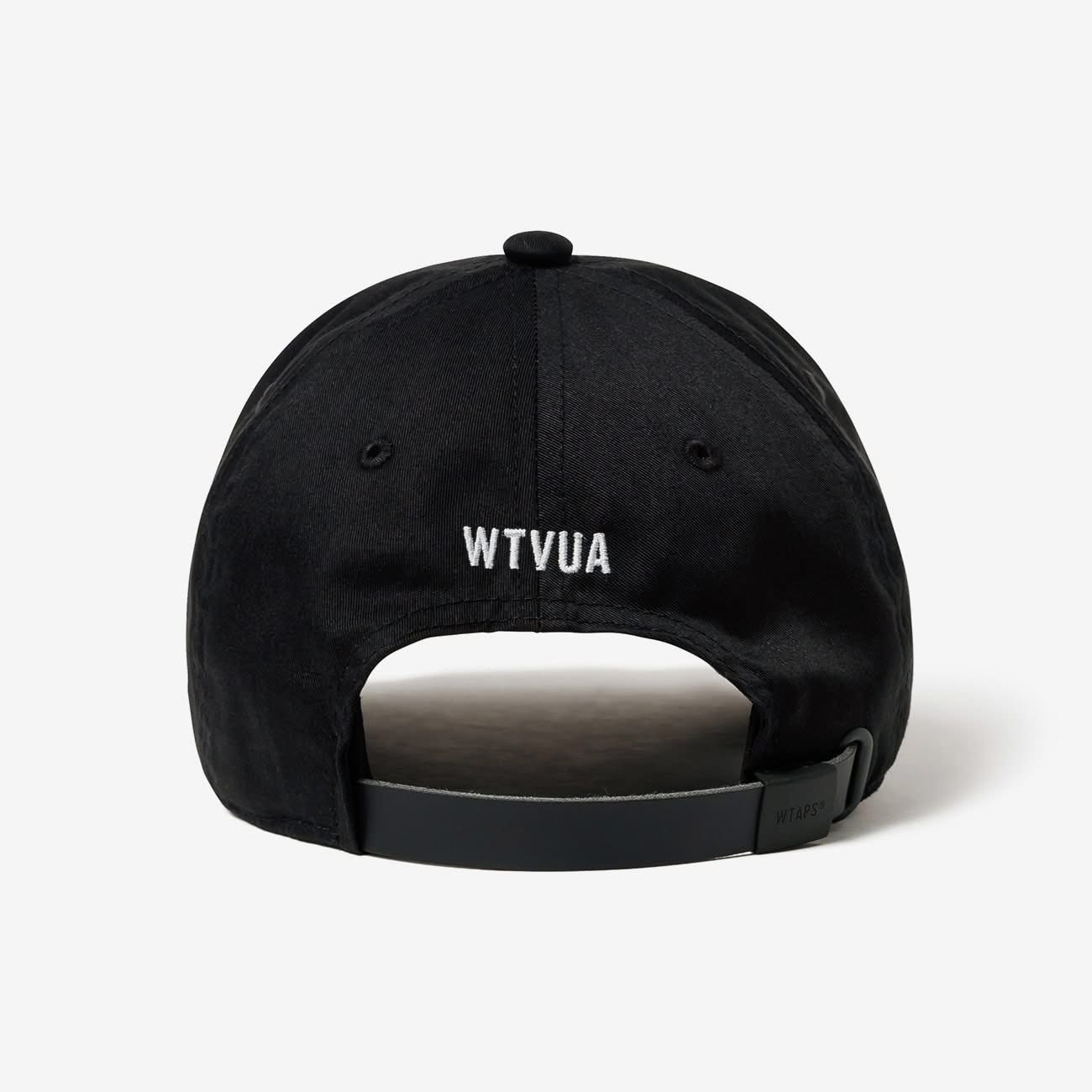 WTAPS T-6M 01 / CAP / CTPL. TWILL 六分割帽 刺繡 LOGO 斜紋布 黑色-251HCDT-HT01