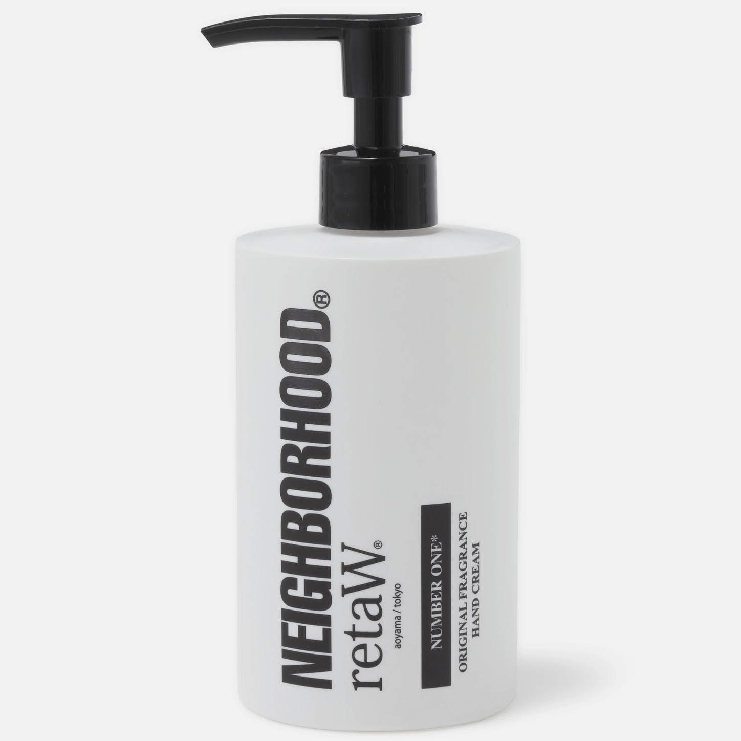 -(C018)-NEIGHBORHOOD NH X RETAW.NUMBER ONE HAND CREAM 聯名 極簡風 護手霜 日本製 白瓶-251BDREN-AC06