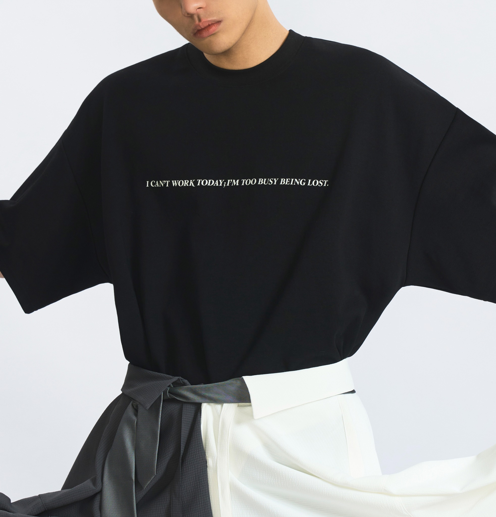 MELSIGN 標語短袖T恤 黑/淺灰/淺藍 25 S/S Get Lost Tee