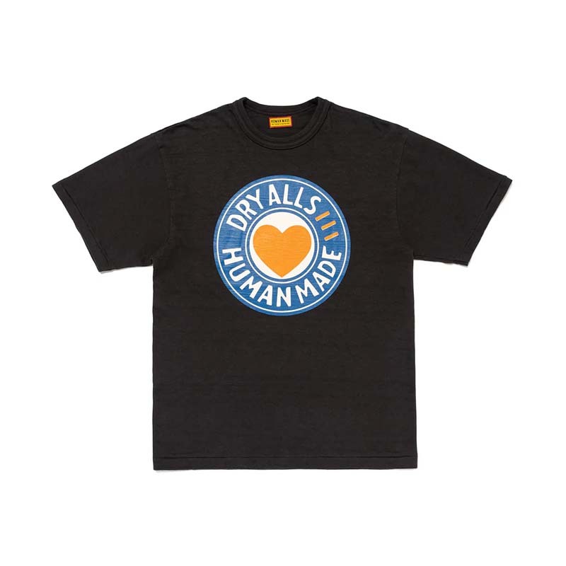 HUMAN MADE GRAPHIC TEE BLACK 黑色 圈圈字體愛心 短袖 HUMAN-236 [台灣現貨]