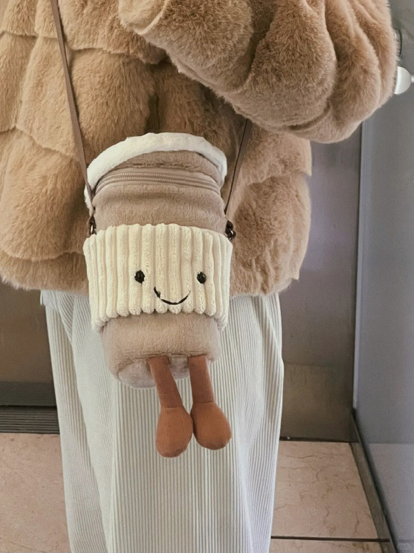 Jellycat 外帶咖啡包 咖啡外帶包