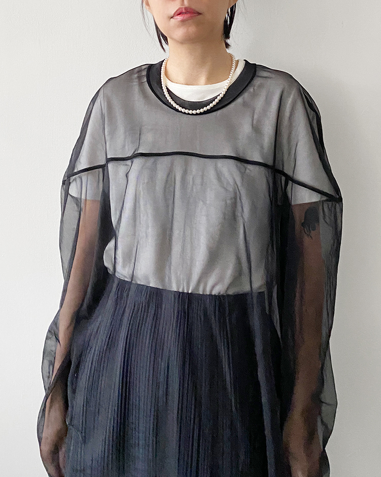MKT-2683 紗料落肩上衣