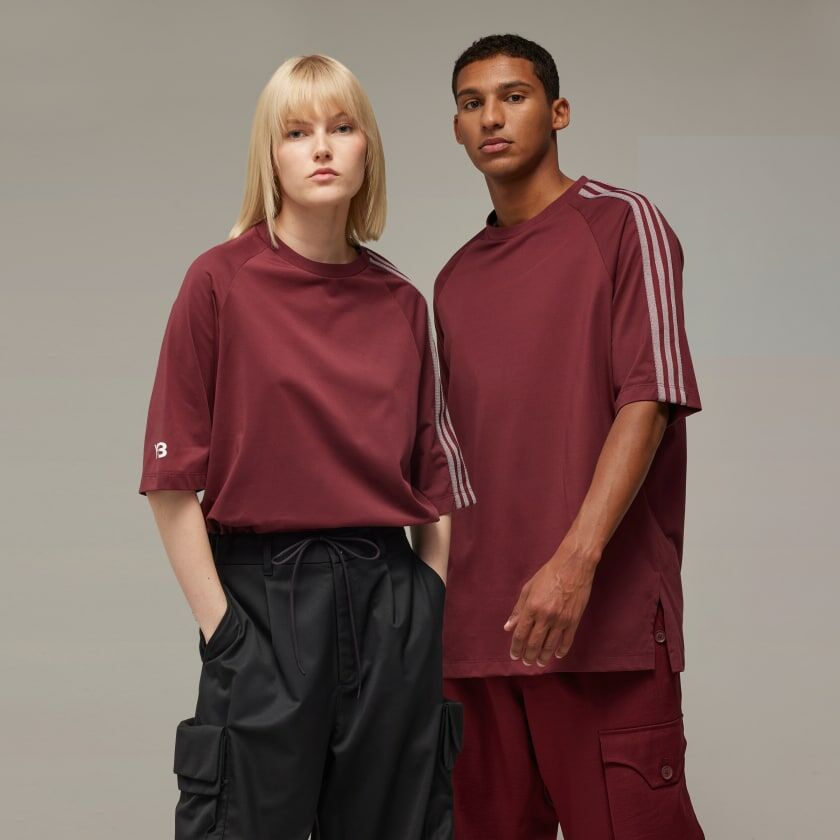 【 Y-3 3S SS TEE 短TEE - 酒紅 】