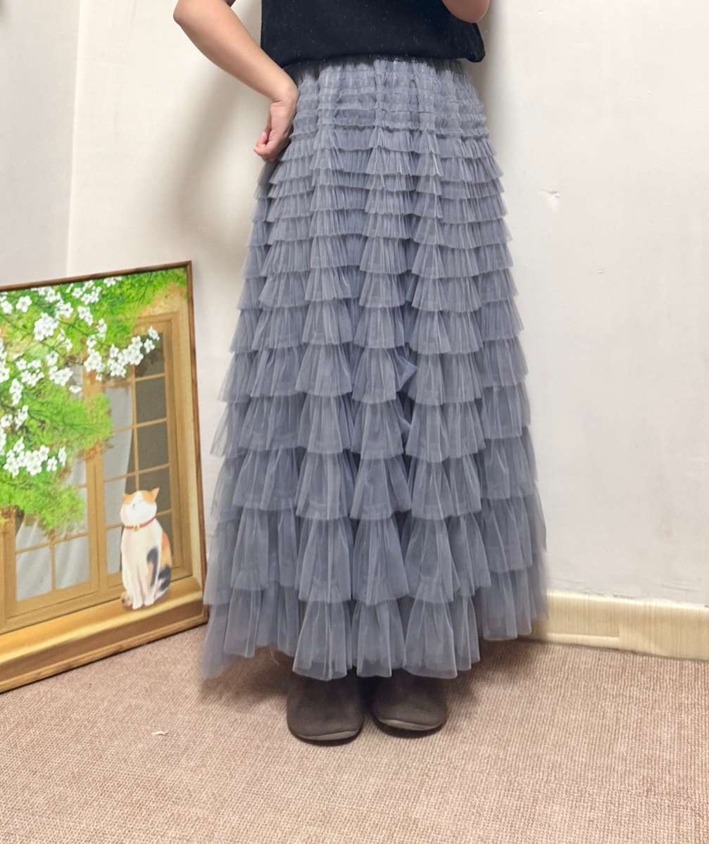 私心推！紗紗層層蛋糕半身裙