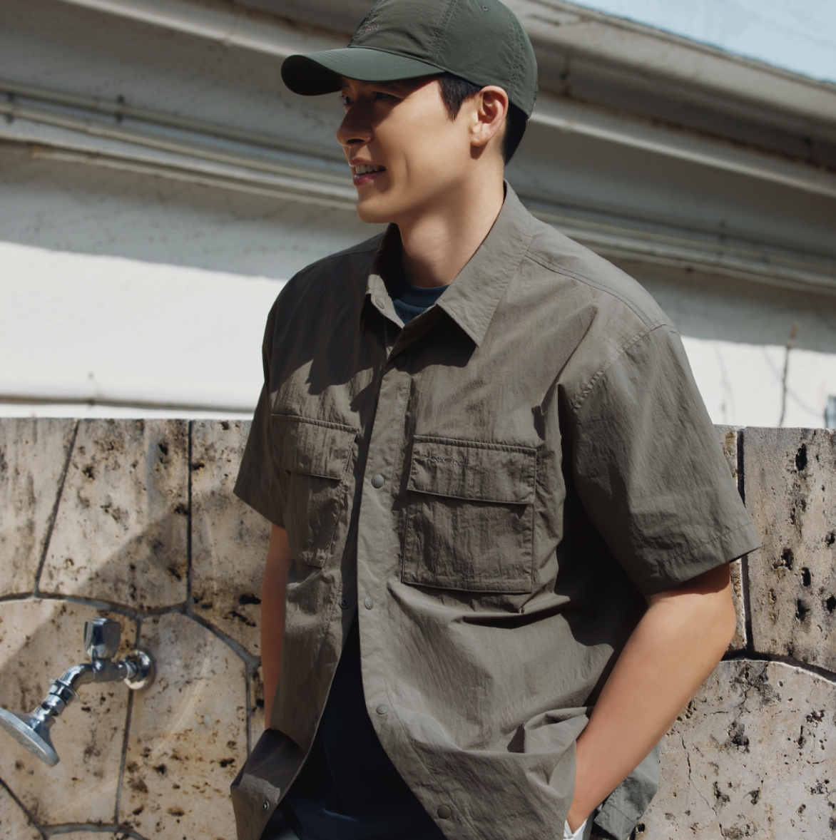 【現貨】snow peak Taslan Two Pocket Short Sleeve Shirts 雙口袋 壓釦 Taslan 襯衫 短袖 S25MMLSH50