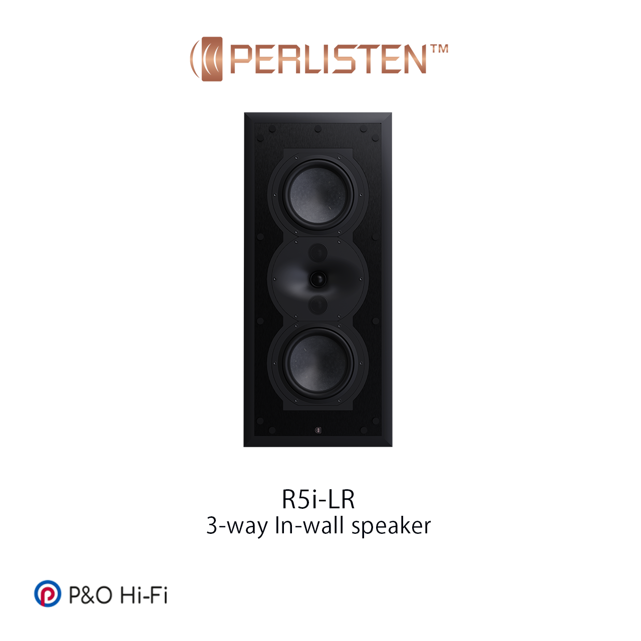 PERLISTEN R5i-LR 3 路分音嵌入式喇叭  (1件)