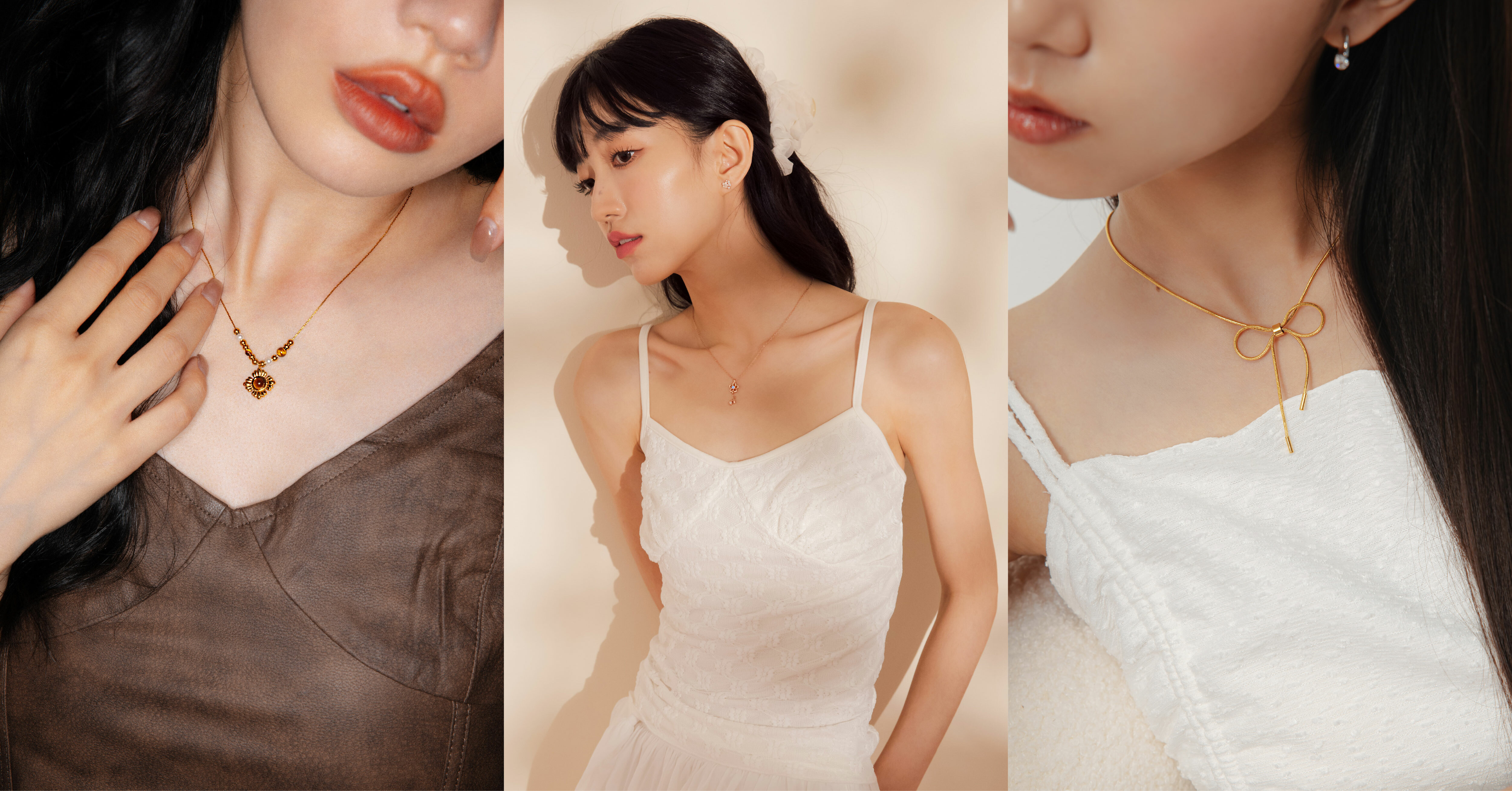 不同領口對應項鍊搭配公式一次學會